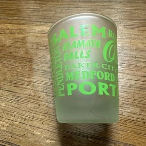 Shot glass from Oregon